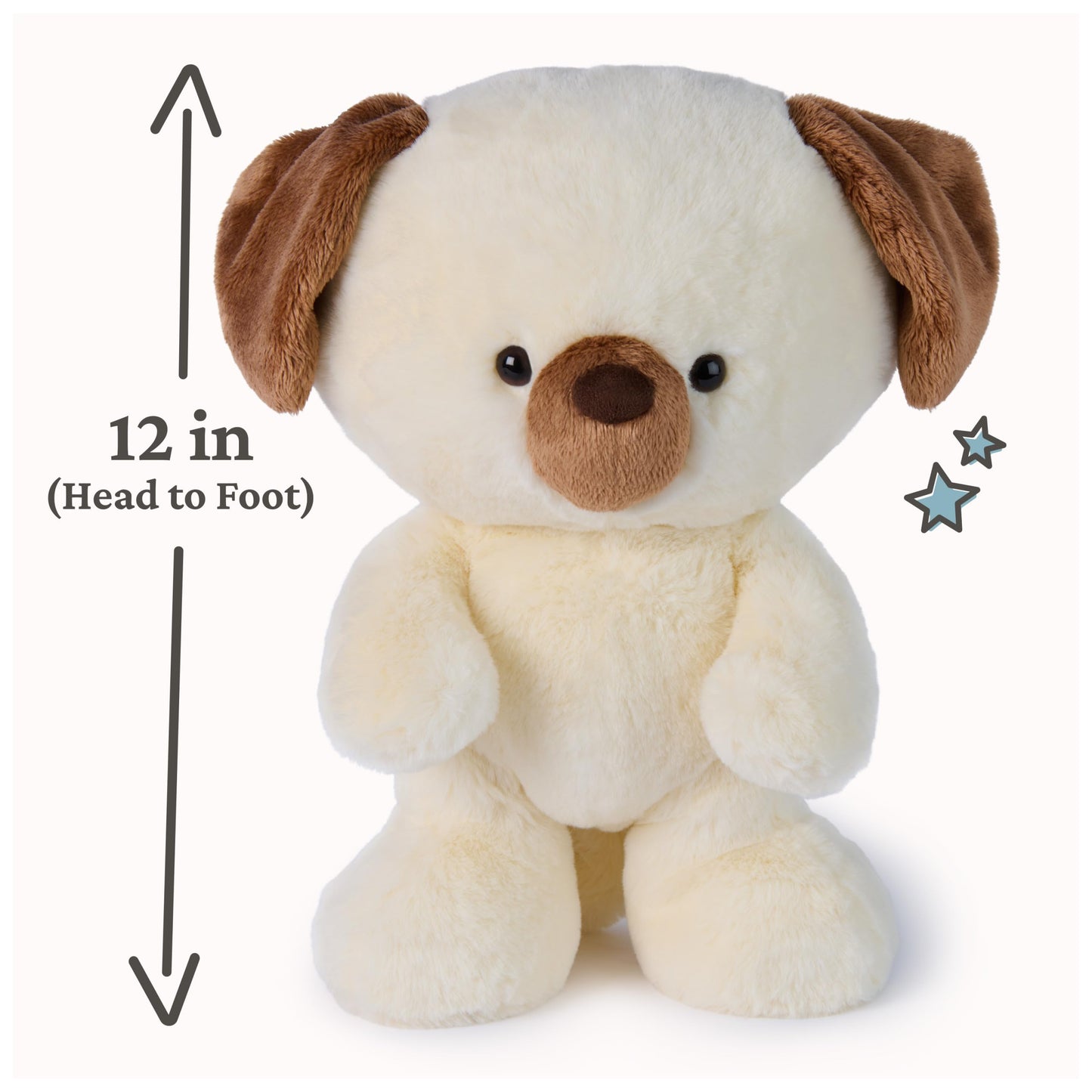 GUND Chip Puppy 12-Inch Plush; Kai Bear-Inspired Dog Stuffed Animal