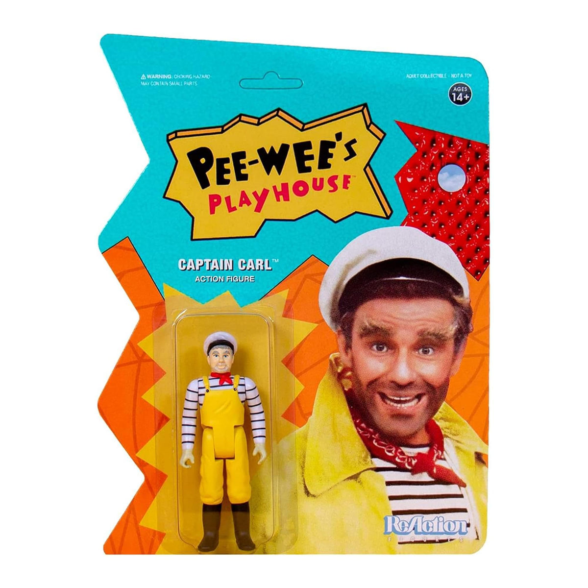 Super 7 Pee Wees Playhouse Captain Carl Reaction Figure