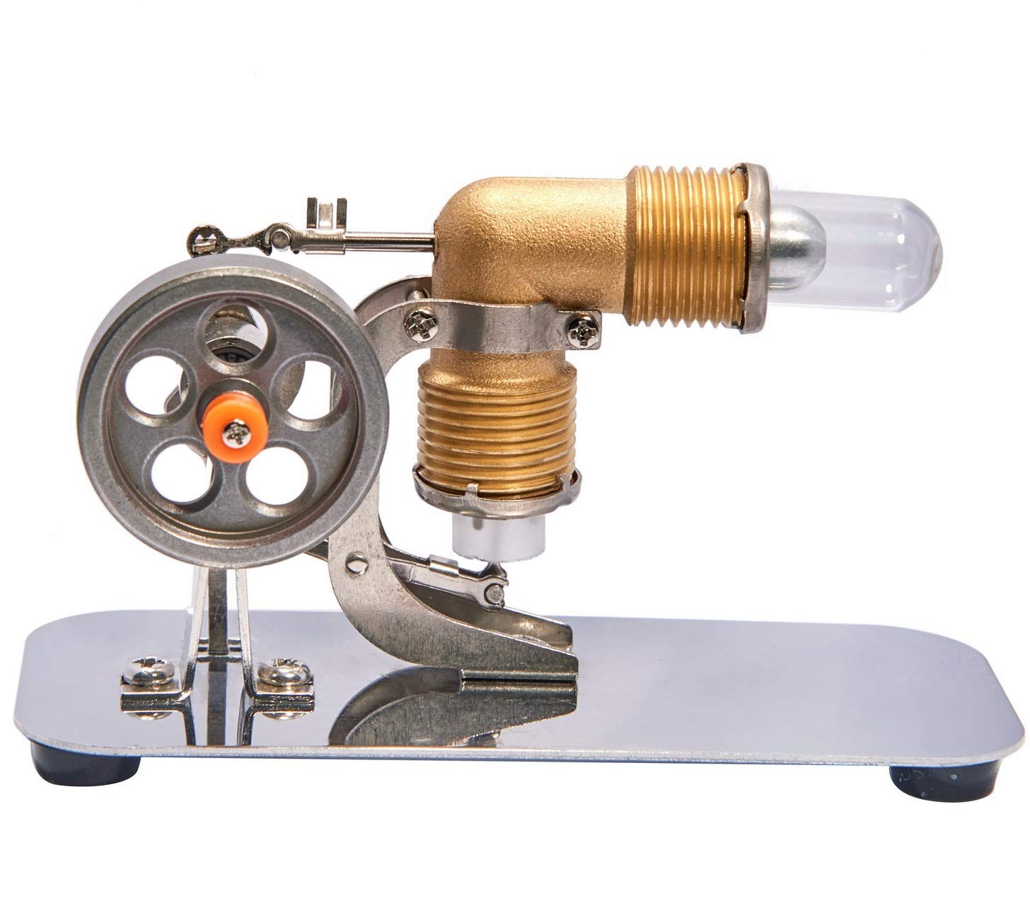 Sunnytech Mini Hot Air Stirling Engine Motor Model Educational Toy Kits Electricity HA001