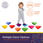 Special Supplies 10 Stepping Stones for Kids Indoor and Outdoor Balance Blocks Promote Coordination, Balance Strength Child Safe Rubber, Non-Slip