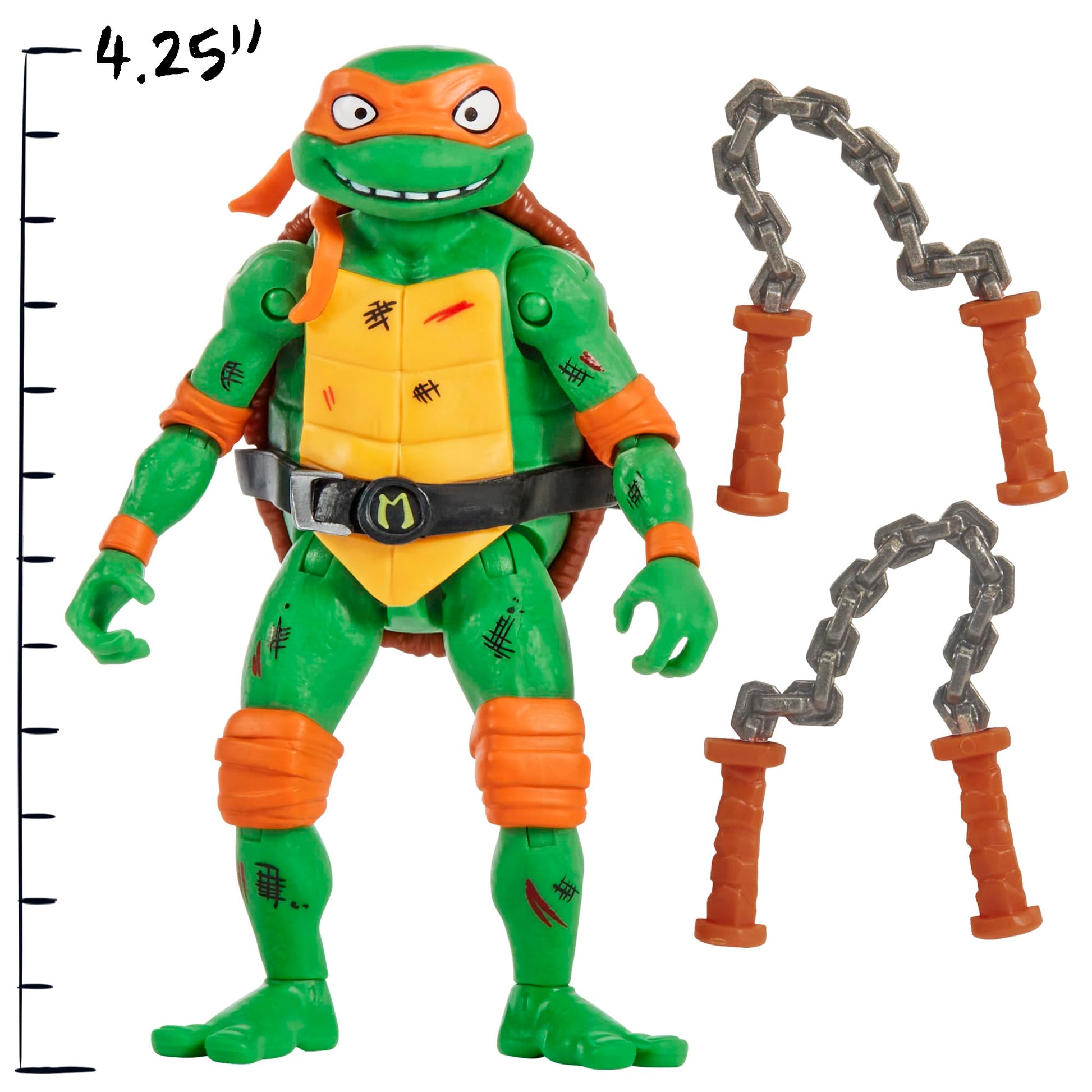 TEENAGE MUTANT NINJA Michelangelo vs Leatherhead