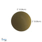 My Scratch Offs 2 in Gold Round Scratch-Off Stickers, 1000 Pack