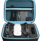 CaseSack Designed Protection Case for DJI Spark Mini Quadcopter Drone, Slots for extra batteries and propellers, Mesh Pocket for accessories (Black