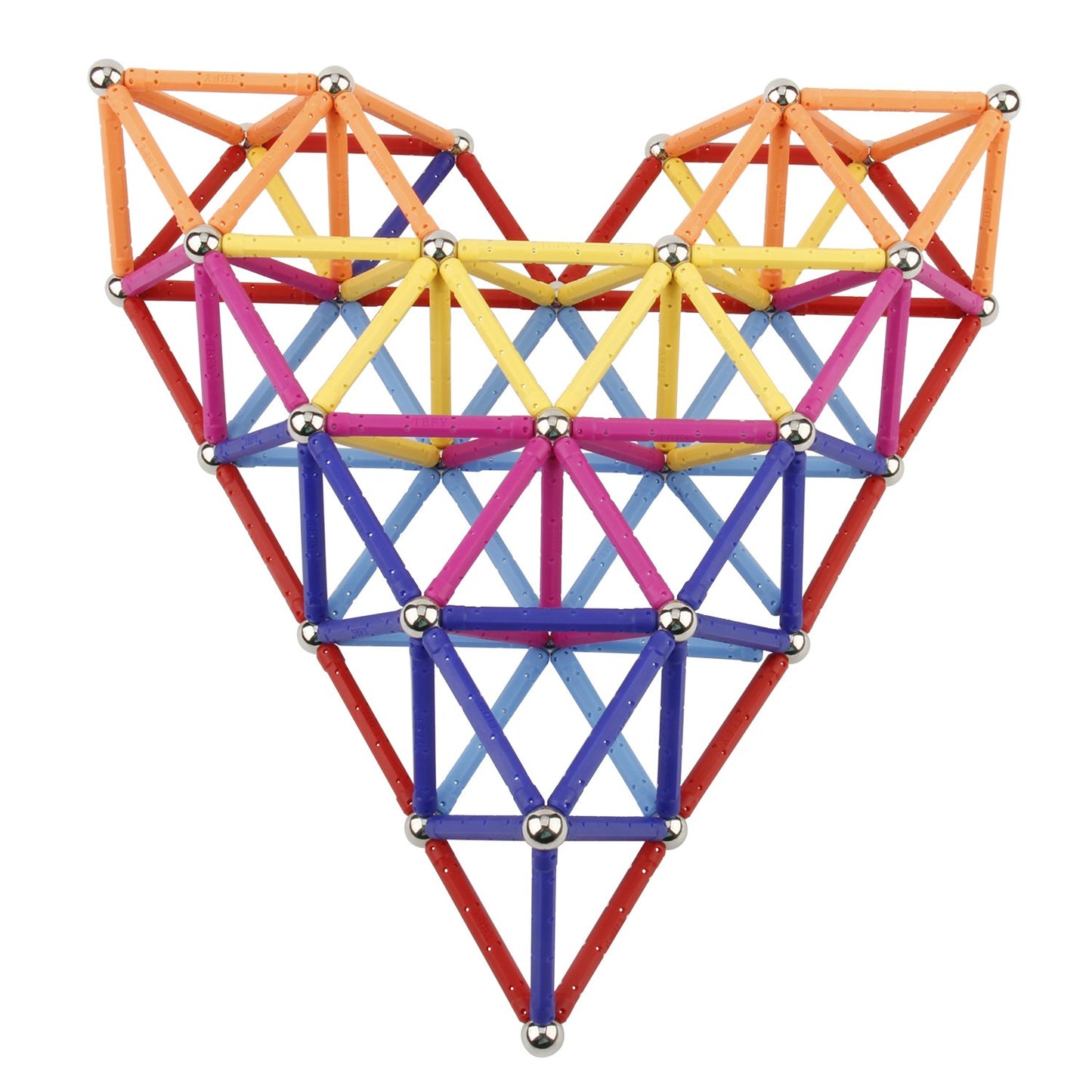 MONILON 160 Pcs Magnet Building Sticks Kids Toys, Lengthen Magnetic Construction Building Blocks Set 3D Brain Training Learning Educational DIY STEM