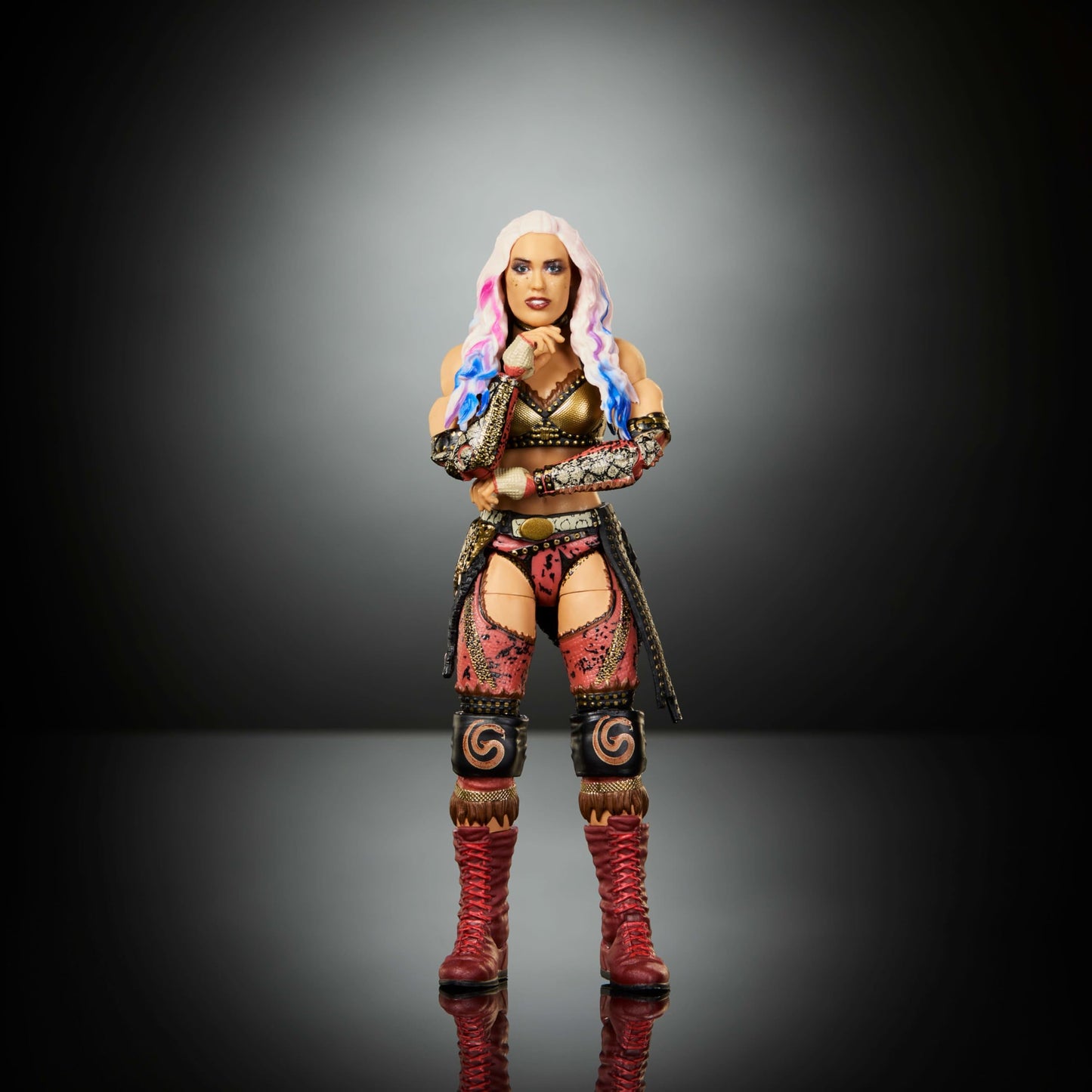 Mattel WWE Elite Action Figure & Accessories, Series #125 Set, 6-inch Collectible Giulia with 25 Articulation Points & Swappable Hands
