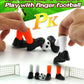 Alasida Finger Football Game Sets with Two Goals Funny Family Party Finger Soccer Game