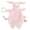 MON AMI Rosie Bunny Teether Lovey, 12-Inch Baby Security Blanket Gift