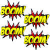 QZCPGP 4Pcs Superhero Balloons for Birthday Party Decorations