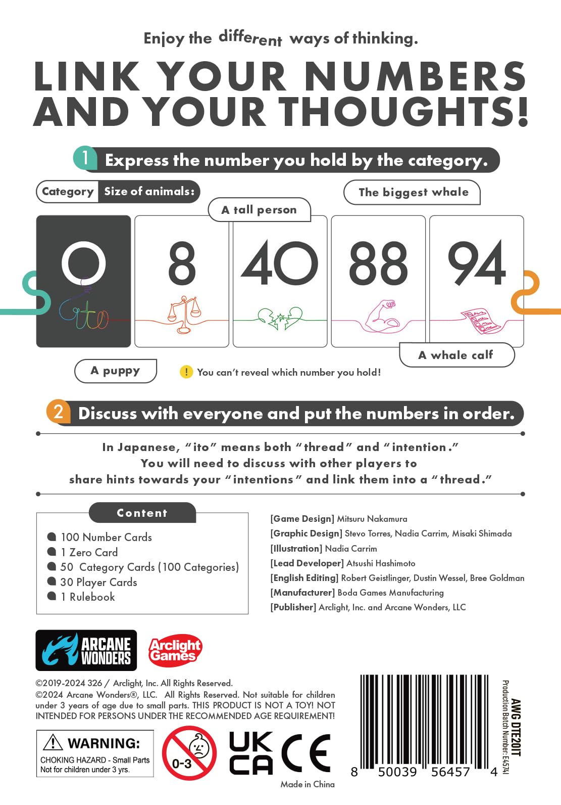 Arcane Wonders ito | Cooperative Strategy Party Card Game for Ages 8 Plus | 2 to 10 Players | Secret Clue Category Challenge for Families Groups