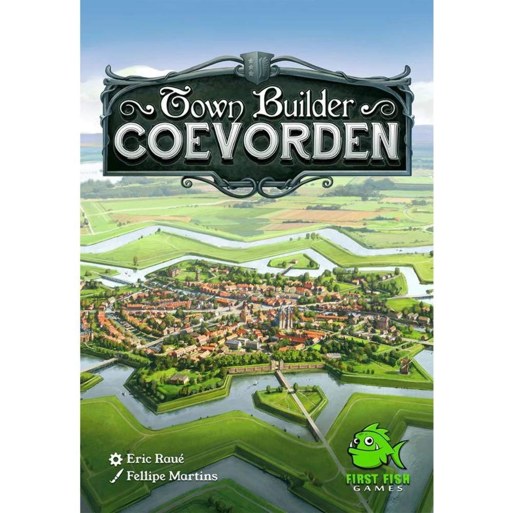 Town Builder Coevorden Base Game - First Fish Games - 1 to 4 players - 30 Minutes Play Time