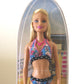 Barbie in A Mermaid Tale Blonde Hair in Blue and Pink Print Swimsuit