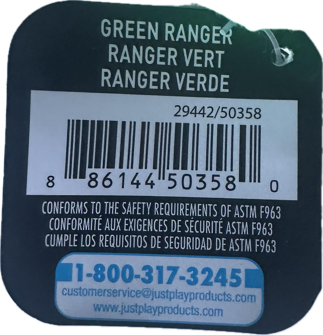 Green Mighty Morphin Power Ranger Mini 3" Collect All of Them Today