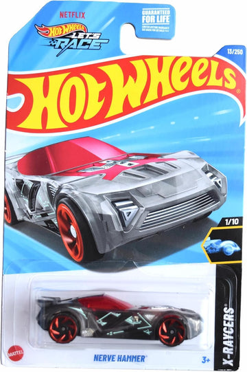 Hot Wheels Nerve Hammer, X-Raycers 1/10 [Clear] 13/250