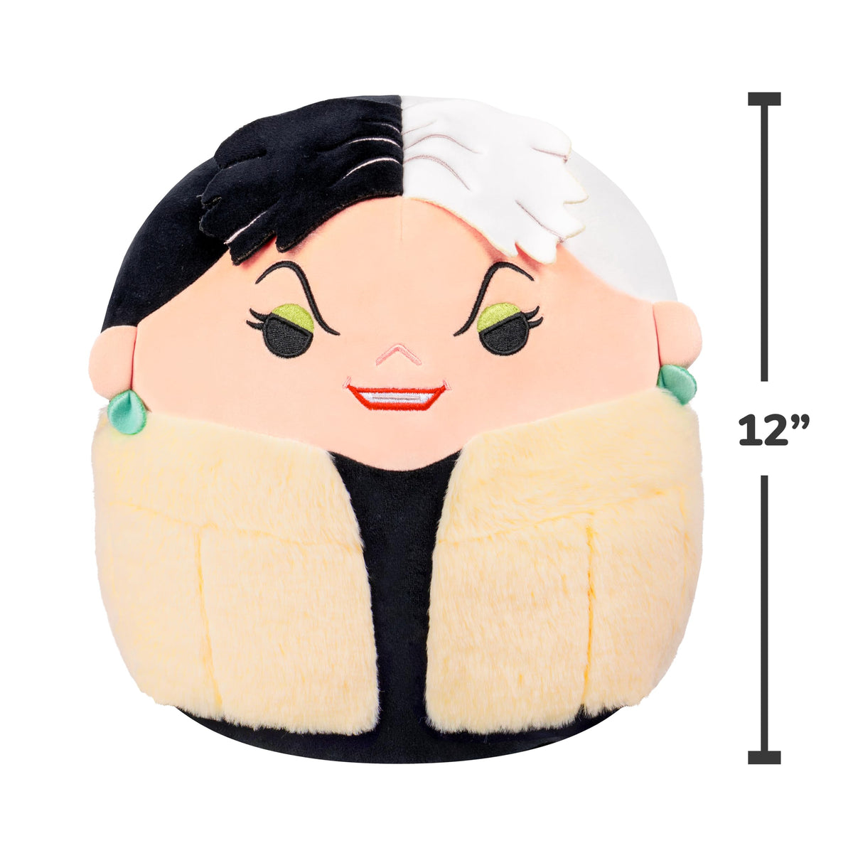 Squishmallows Original 12in Disney Cruella de Vil - Official Jazwares Plush (Medium-Sized)