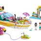 LEGO Friends Party Boat 41433 Including LEGO Friends Emma, Andrea and Ethan Mini-Doll Figures, Beach Store and Flamingo Party Boat, Great Summer Toy
