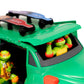 Teenage Mutant Ninja Turtles, Turtle Party Cruiser w/Lights and Sounds, Vintage Styling, Interactive Play, Ages 3+