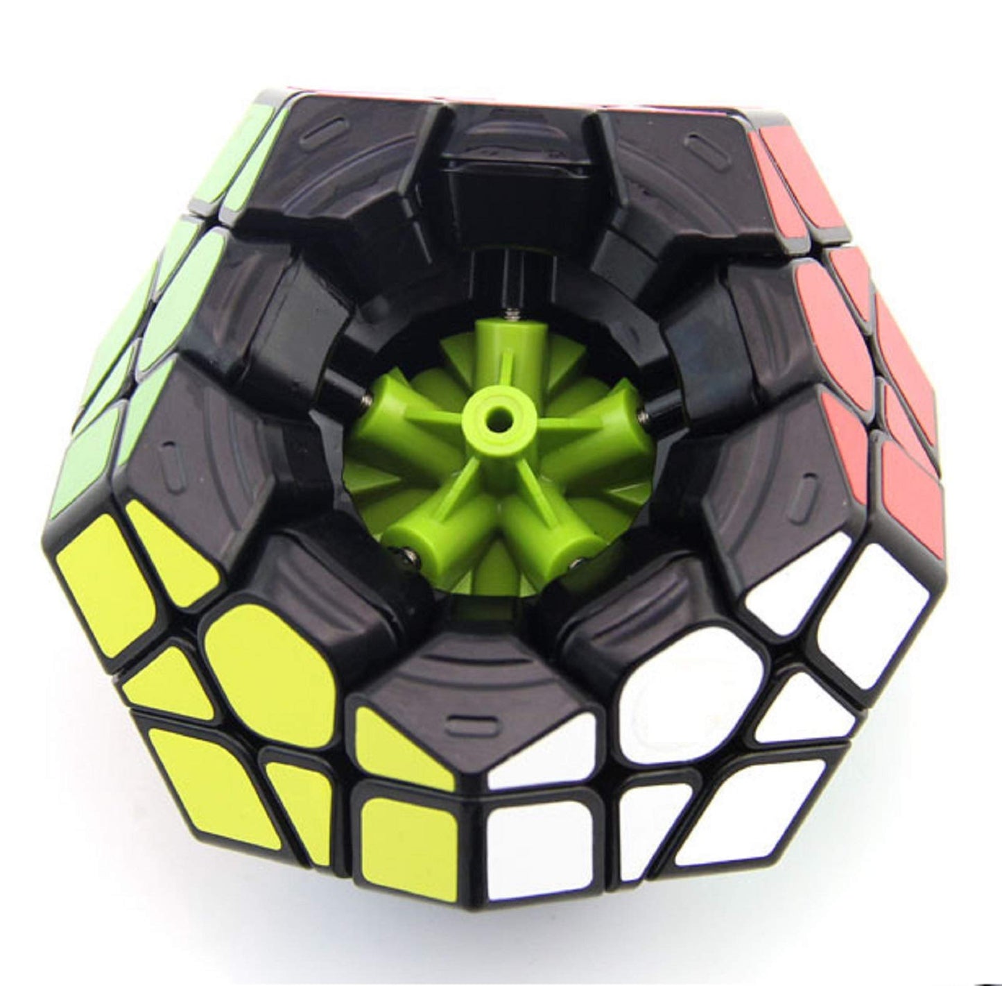 Qiheng Megaminx Speed Cube 3x3x3 Dodecahedron Puzzle Vivid Color Magic Cube Fast and Sturdy Cube Puzzle Toys Made from ABS Plastic