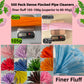 zoqdtu 500 Pcs Pipe Cleaners Flower Craft Kit, 13 Colors 12 in x 7mm