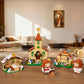 Jesus 3 in 1 Building Block Toy Set Compatible with Lego, Easter Nativity Scene Church Missionary and Resurrection, Religious Cross Jesus Figure