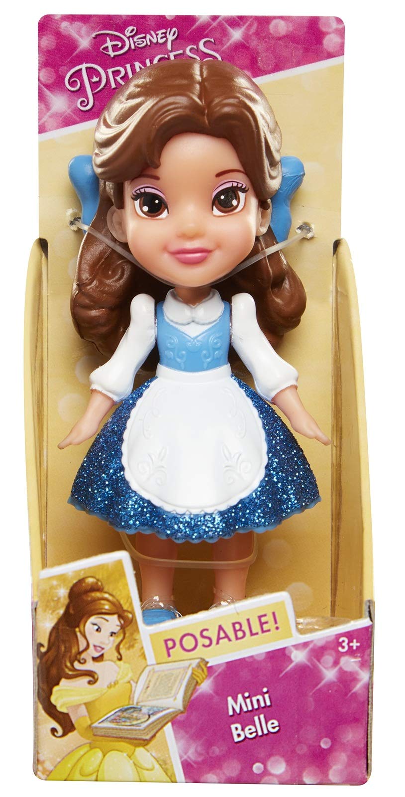 Disney Princess My First Mini Toddler Blue Dress Belle Poseable Doll