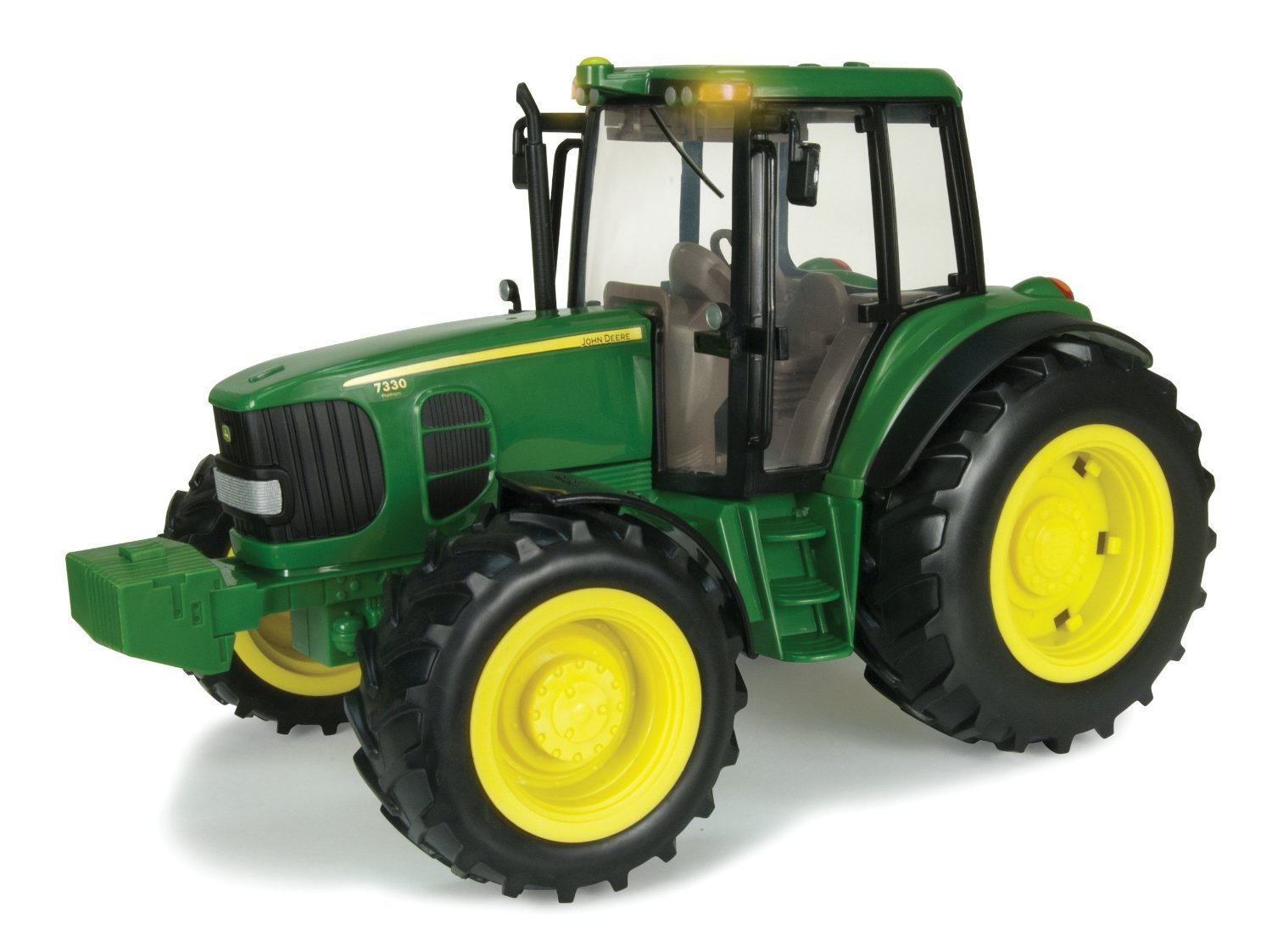TOMY Big Farm John Deere 7330 Tractor - 1:16 Scale- Collectible Officially Licensed John Deere Tractor Toys - Kids Farm Toys - Ages 3 Years and Up