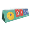 edxeducation Time Flip Chart | Teaching Clock for Kids | Learn to Tell Time with Analog and Digital Formats