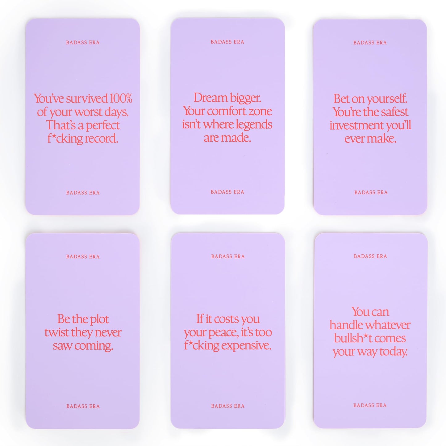 Badass Era Affirmation Cards | 50 Self Love and Encouragement Cards