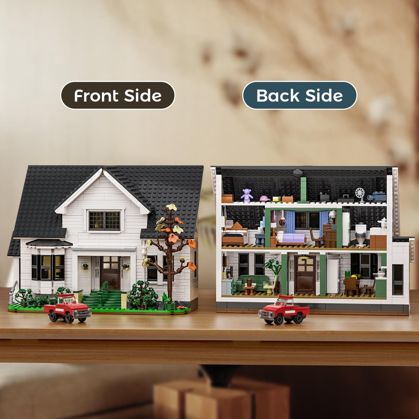 Bella House Building Block Set Romance Film Architecture Fans Kit Compatible with Lego, Creative Collectible Gift for Adult 18+ Valentine Halloween