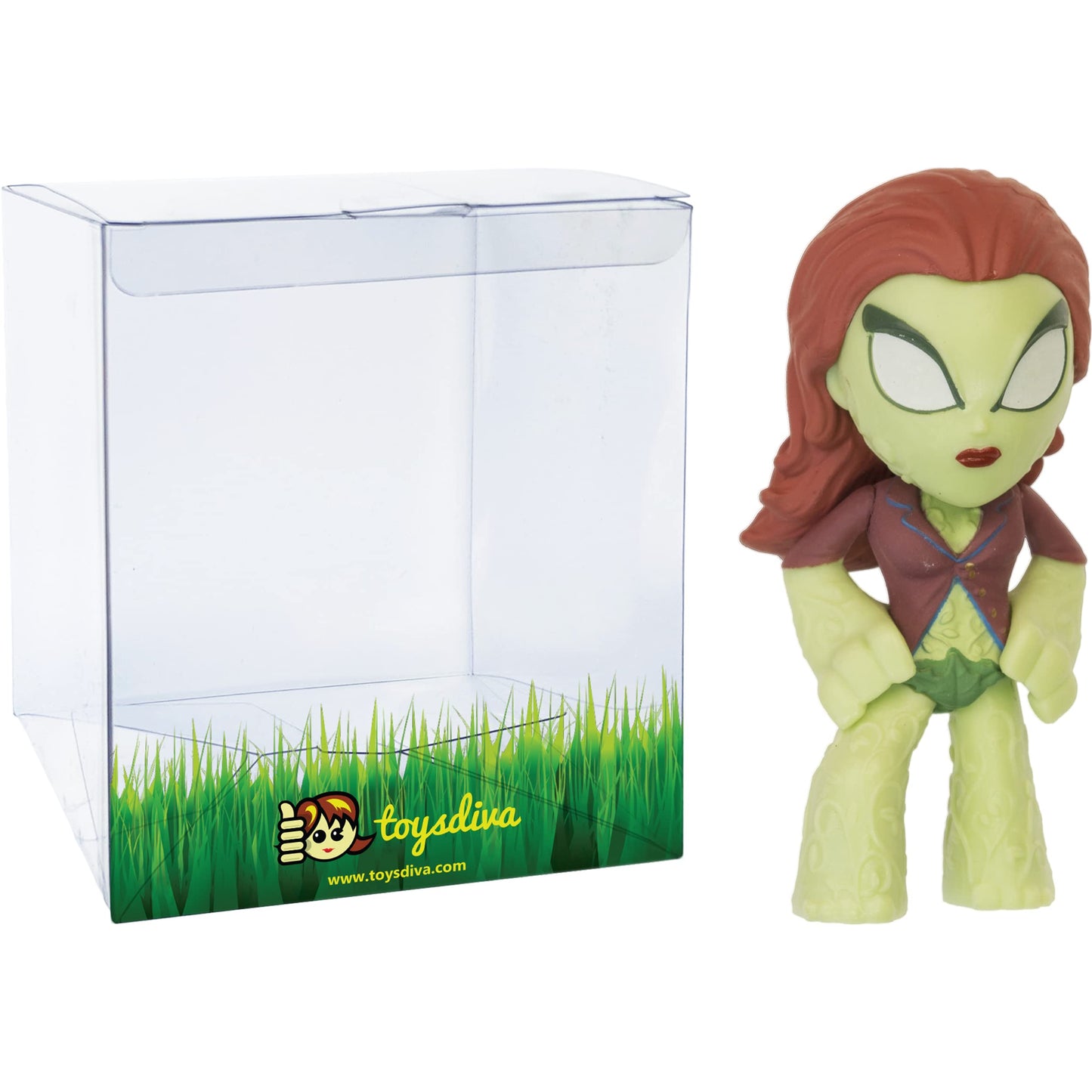 Pois o n I v y : 2.9in Fun ko Mystery Minis Vinyl Figurine Bundle with 1 Compatible 'ToysDiva' Graphic Protector (07072 / H)