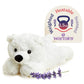 warmies Microwavable & Weighted Stuffed Animals, White Bear - Heatable Stuffed Animal, Cooling Relief - Lavender Scented Weighted Plush for Adults