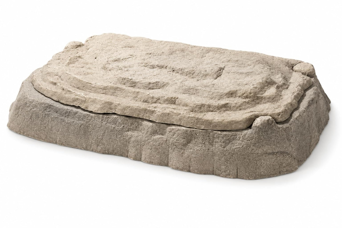 KidWise Digasaurus™ Dinosaur Sandbox with Cover | Outdoor Dig Site with Hidden 3D Fossils | Includes Downloadable Field Guide | Made in USA