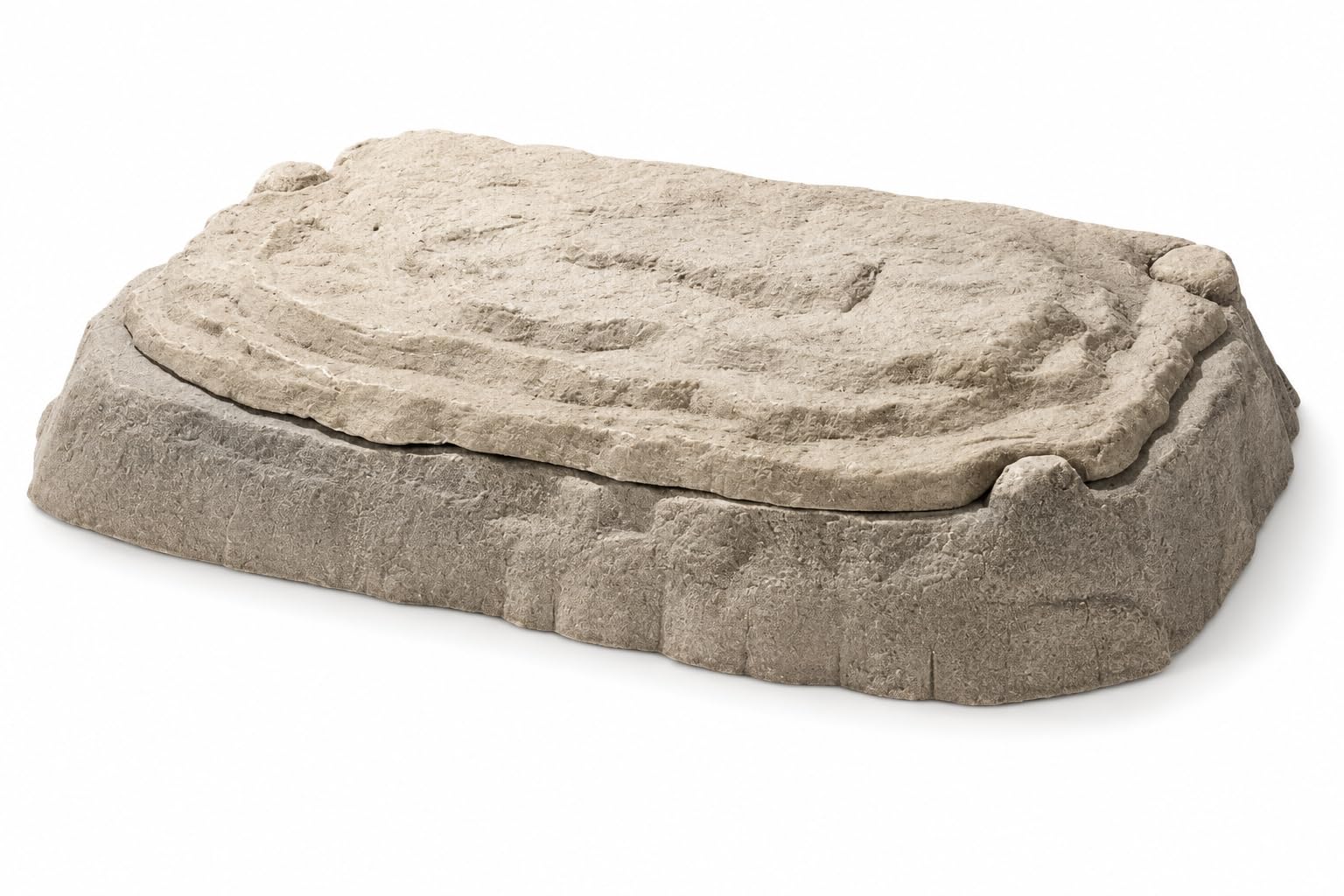 KidWise Digasaurus™ Dinosaur Sandbox with Cover | Outdoor Dig Site with Hidden 3D Fossils | Includes Downloadable Field Guide | Made in USA