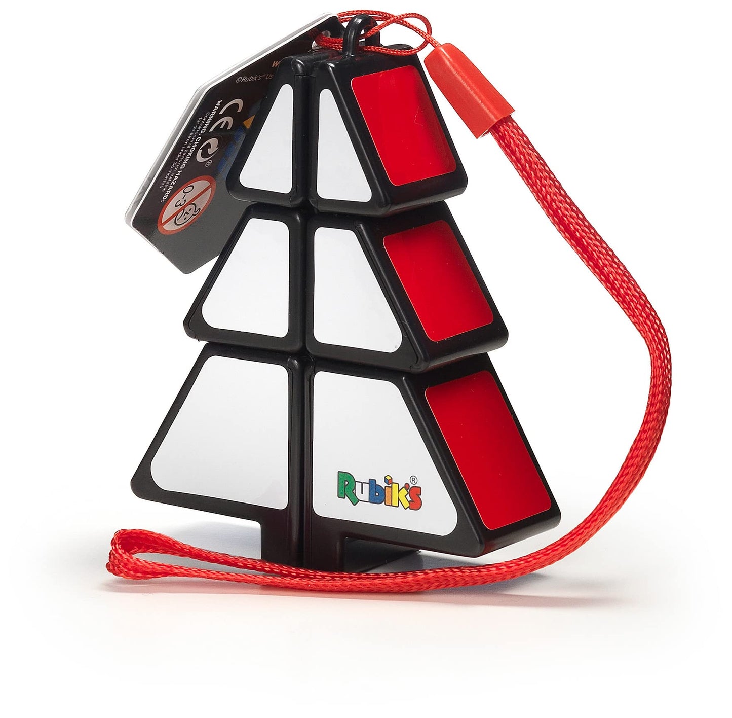 Rubik's Cube Christmas Tree Puzzle Game for Adults & Children, Mini Puzzle Keyring Size 1 x 2 x 3 cm Christmas Tree Decoration Problem Solving