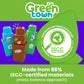 MEGA BLOKS Fisher-Price Toddler Building Blocks, Green Town Sort & Recycle Squad with 15 Pieces, 2 Figures, Toy Gift Ideas for Kids