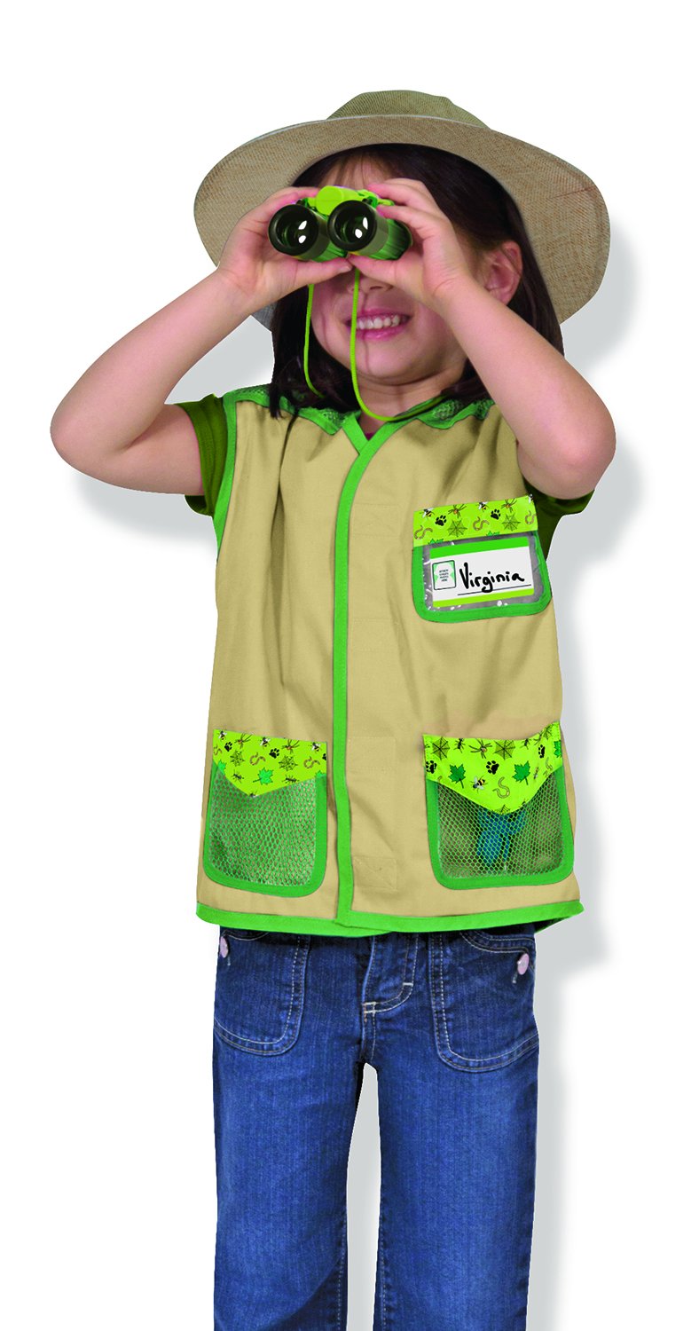 Melissa & Doug Backyard Explorer Role Play Costume Set With Binoculars, Bug Jar, and Hat