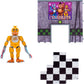 Jazwares Five Nights at Freddy’s Withered Chica Office Set - 5-Inch Articulated Figure with Jumpscare Feature, Glow-in-The-Dark Eyes, and Optical