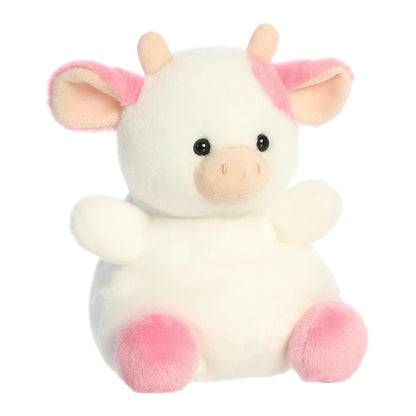 Aurora® Adorable Palm Pals™ Party Sized Belle Strawberry Cow™ Stuffed Animal - Fun Collectible Plush for Kids and Adult Collectors - Perfect
