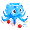 Sloosh Pool Toys, 2-in-1 Inflatable Float Water Game, Octopus Basketball Hoop Ring Toss Outdoor Swim Play, Toss Game Floating Swimming Pool Games