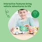 Melissa & Doug Cheery Lane Wooden Vehicle & Figures Pretend Play Set
