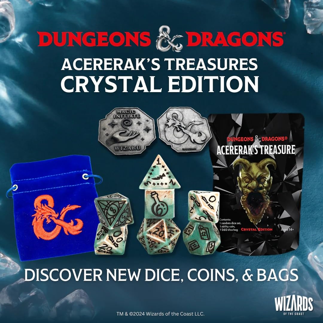 Acererak's Treasure: Crystal Edition Mystery Dice
