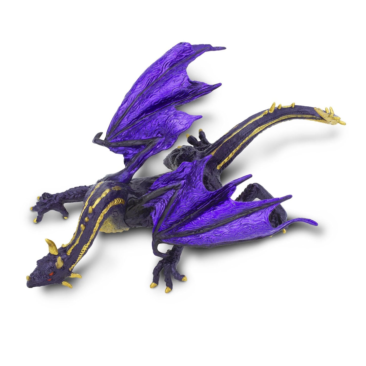 Safari Ltd. Midnight Moon Dragon Figurine - Hand-Painted, Detailed 9" Model Figure - Elusive Dark Dragon Toy for Boys, Girls & Kids Ages 4+