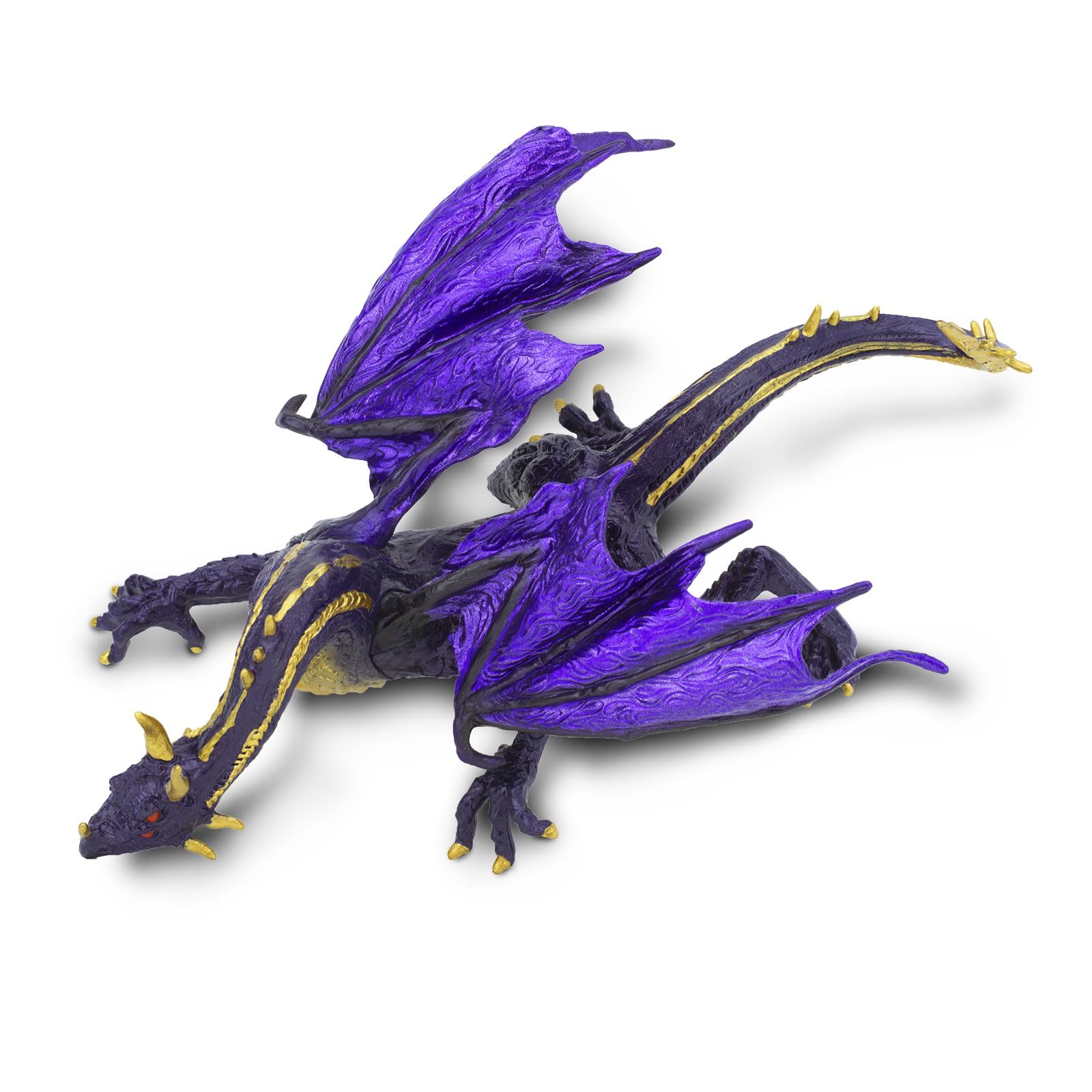 Safari Ltd. Midnight Moon Dragon Figurine - Hand-Painted, Detailed 9" Model Figure - Elusive Dark Dragon Toy for Boys, Girls & Kids Ages 4+