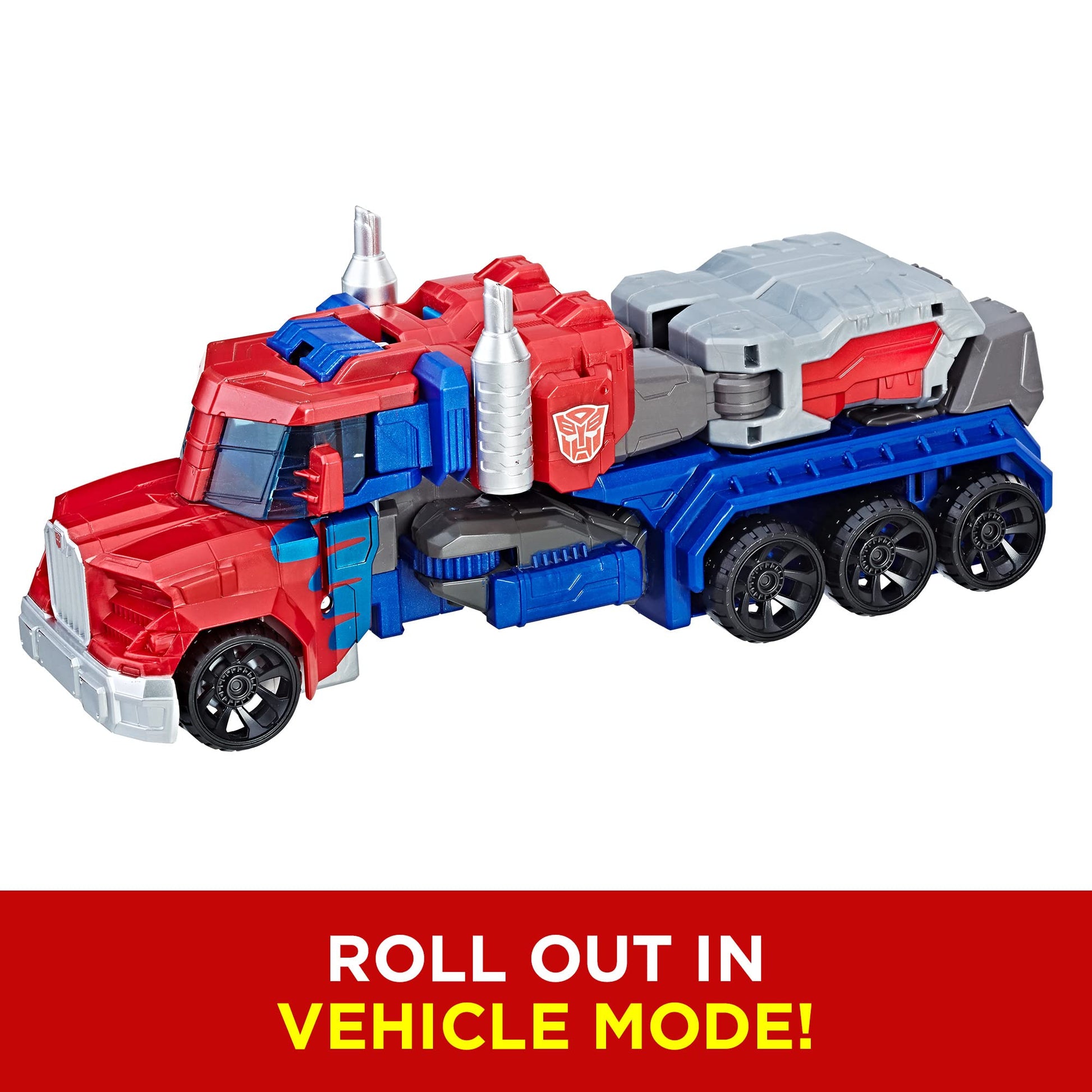Transformers Toys Heroic Optimus Prime Action Figure - Timeless Large-Scale Figure, Changes into Toy Truck - Toys for Kids 6 and Up, 11-inch (Amazon