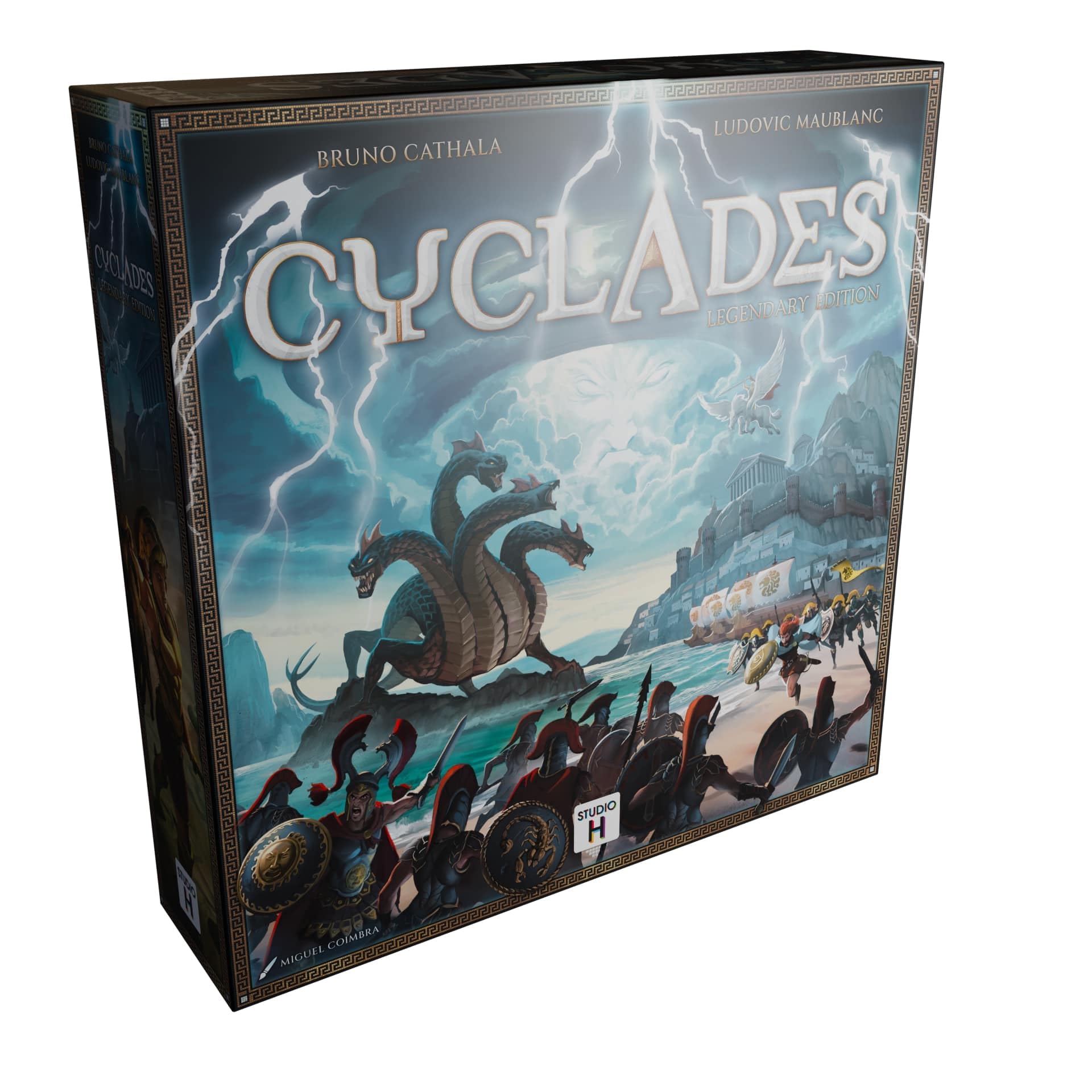Cyclades | Epic Mythological Greek Strategy Game for Teens & Adults | Classic Auctioning & Area Control Board Game | 1v1, Competitive, or Team Modes |