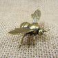 Miniature Brass Bee, Dollhouse Miniature Retro Bee Statue Ornament, Mini Micro Garden Landscaping Decoration