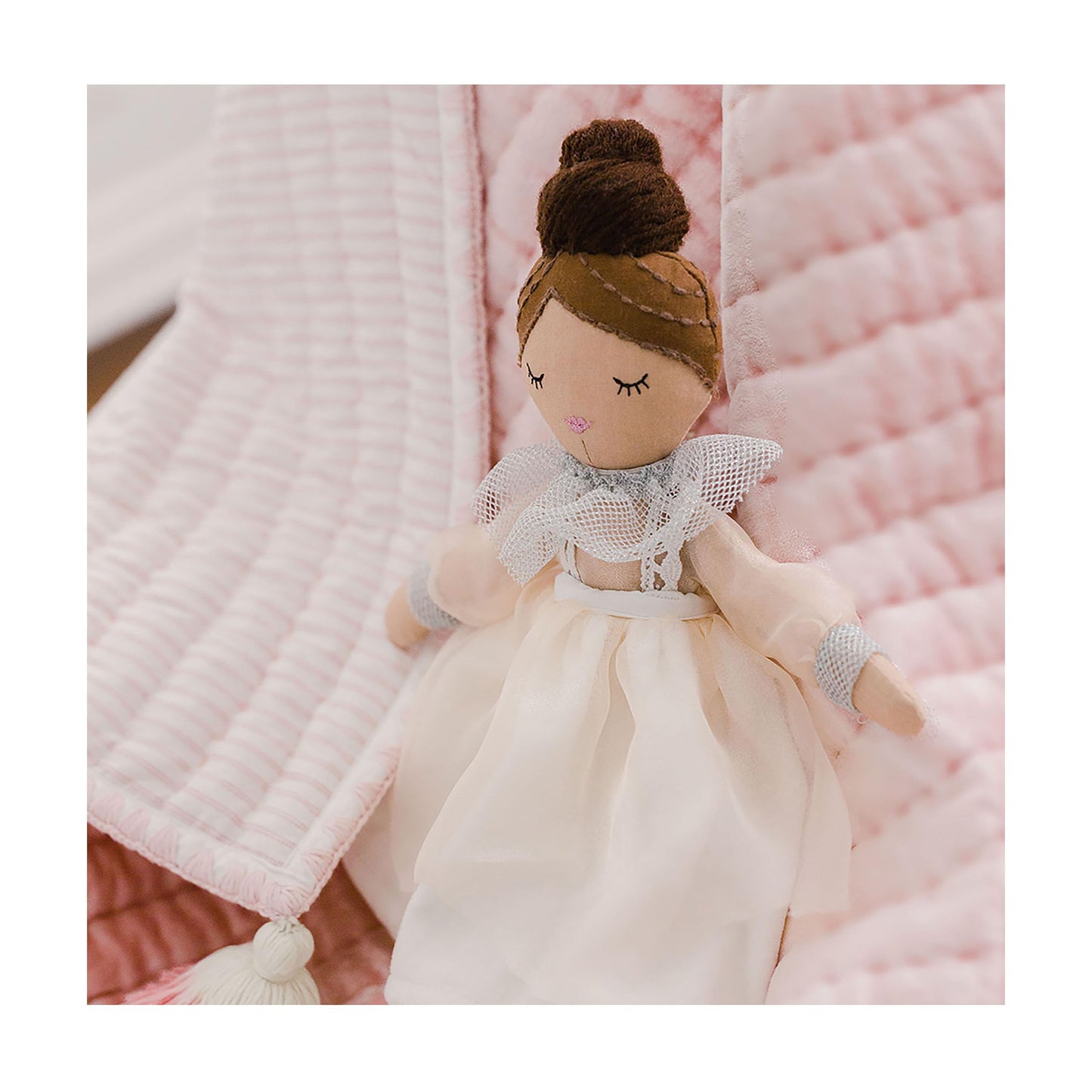 Crane Baby Toys for Boys and Girls, Comforting Plush Baby Doll, Josephine