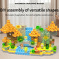 FXZYIXS Magnetic Blocks, 200-Piece Build Knight&Princess Magnet Game Set, Magnetic Tiles Building Blocks STEM Sensory Creative Toys Games for Toddler