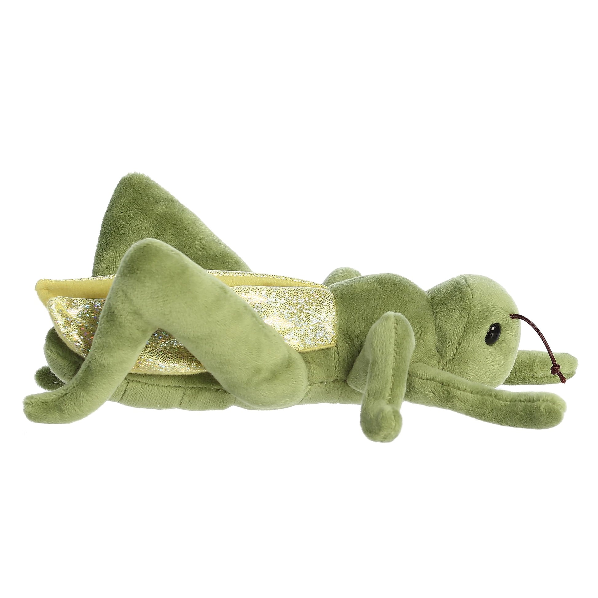 Aurora® Adorable Mini Flopsie™ Grant Grasshopper™ Stuffed Animal - Mini Companions Ready for Playful Adventures - for Kids All Ages, Toddlers, Adults