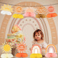 First Trip Around The Sun Decorations Honeycomb Centerpieces, Little Sunshine Table Toppers, Sun Birthday Party Decoration for Sunshine Baby Shower