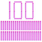 PeleusTech Refill Bullets, 100Pcs Dart Refills for Nerf Rebelle Dart Fire Blaster - Pink
